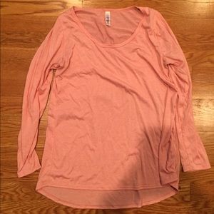 Lularoe Lynnae small peach pink